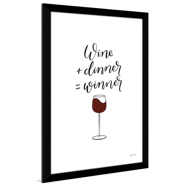 Trinx "Kitchen Words III BW II" Print On Canvas Wayfair Canada